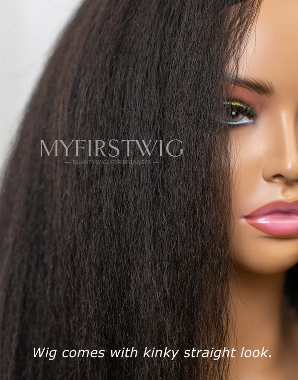 2IN1 WET & WAVY GLUELESS LACE FRONT WIG - WWL001