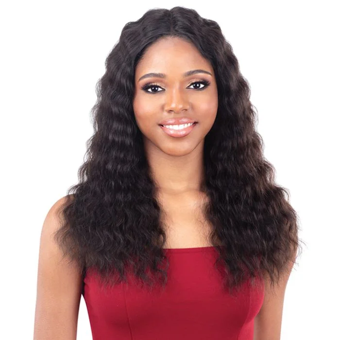 WQC22 W/Q SOFT CRIMP CURL 22"" HAUTE HD LACE FRONT #NAT